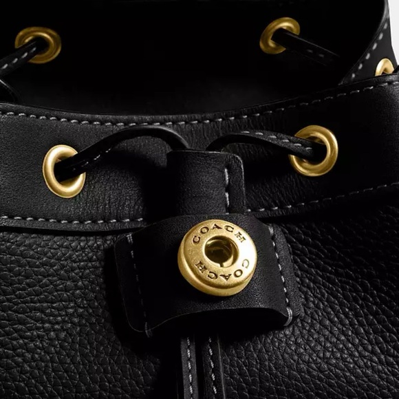 NWT- COACH Riya Backpack 21 Black - Picture 13 of 16